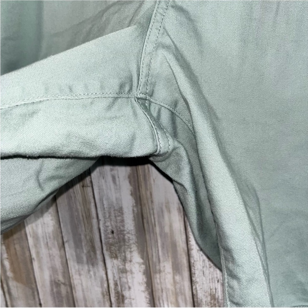 Lane Bryant Green High Rise Bermuda - Picture 3 of 6